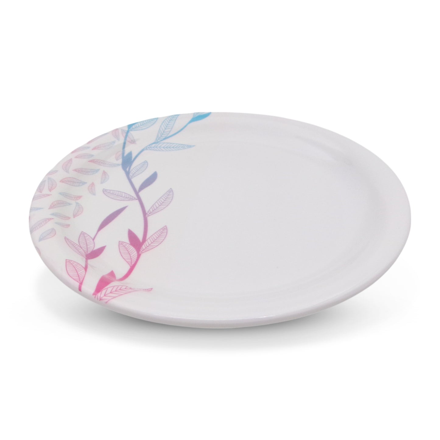 SUPERWARE | Pure Melamine | Small Plate Set - Ivy Leaf (7.5") | 6 Nos. | Stain Free, Glazed Finish