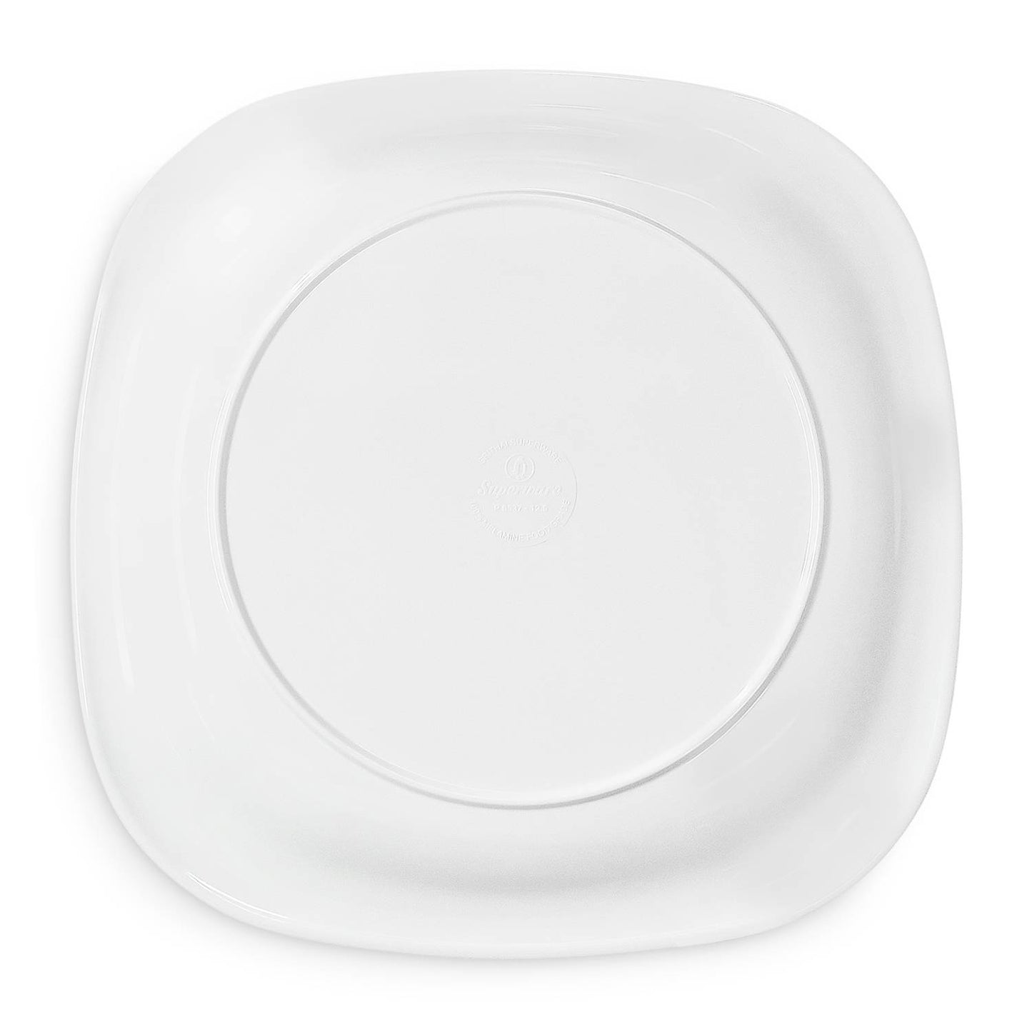SUPERWARE | Pure Melamine | Small Plate Set - Lilac Flower (7.5") | 6 Nos.| Stain Free, Glazed Finish