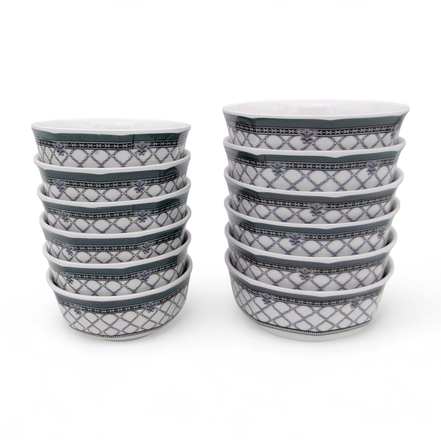 SUPERWARE | Pure Melamine | Dinner Set - Gardenia Luxe | Set Of 38 Pcs. | Stain Free, Glazed Finish