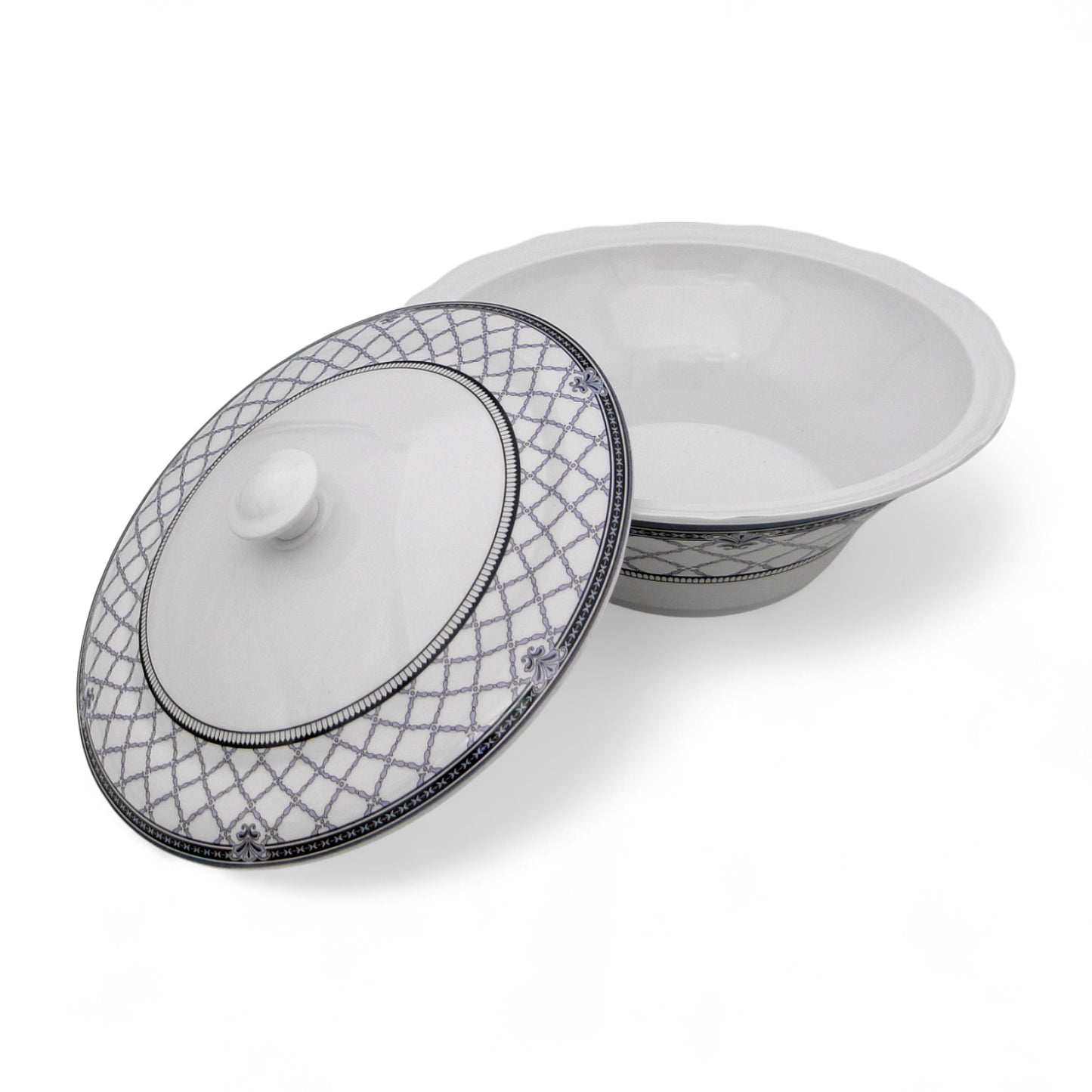 SUPERWARE | Pure Melamine | Dinner Set - Gardenia Luxe | Set Of 38 Pcs. | Stain Free, Glazed Finish