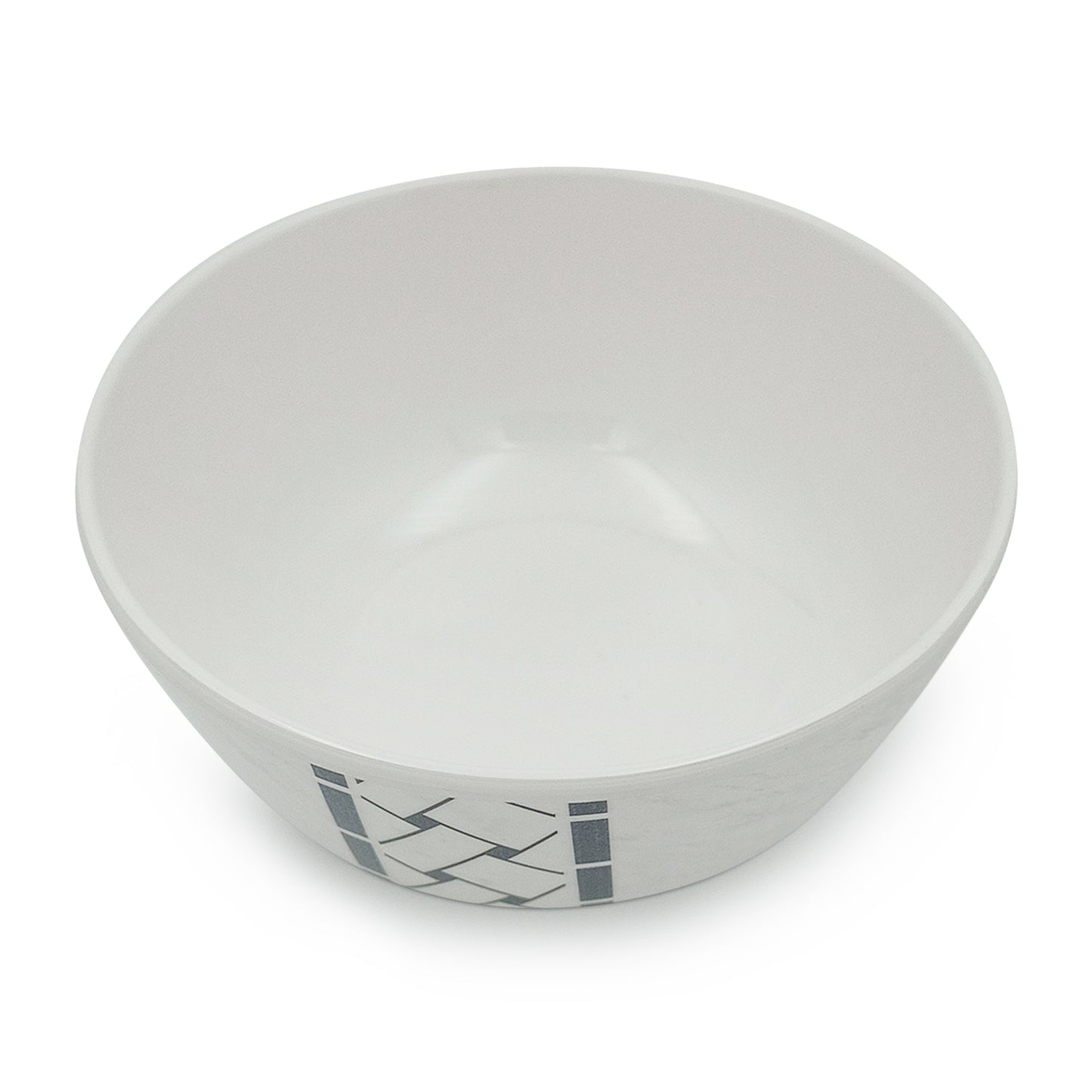 SUPERWARE | Pure Melamine | Bowl Set - Marbo Stitch 4" | 6 Nos. | Stain Free, Glazed Finish