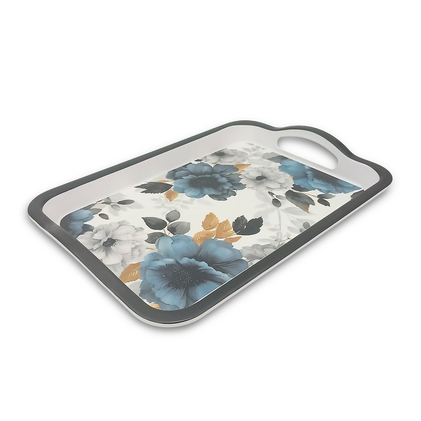 SUPERWARE | Pure Melamine | Matrix Tray Set - Bloom | Set Of 3 Pcs.| Stain Free, Glazed Finish