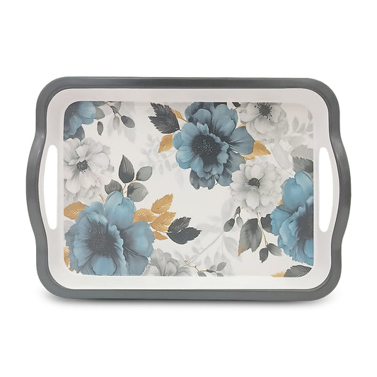 SUPERWARE | Pure Melamine | Matrix Tray Set - Bloom | Set Of 3 Pcs.| Stain Free, Glazed Finish