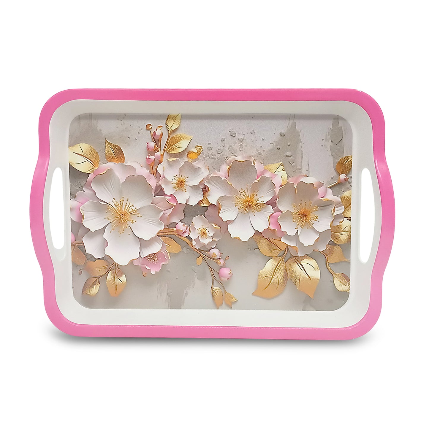 SUPERWARE | Pure Melamine | Matrix Tray Set - Petala | Set Of 3 Pcs.| Stain Free, Glazed Finish