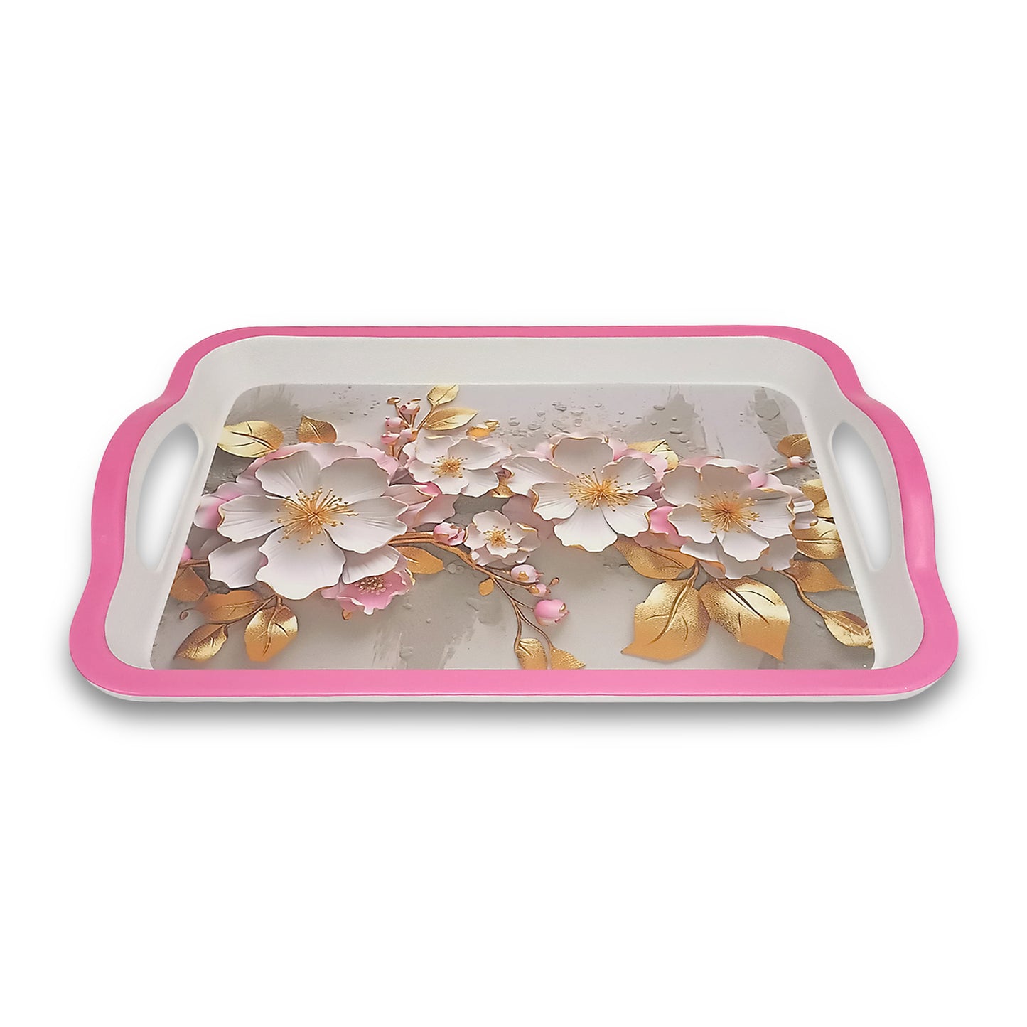 SUPERWARE | Pure Melamine | Matrix Tray Set - Petala | Set Of 3 Pcs.| Stain Free, Glazed Finish
