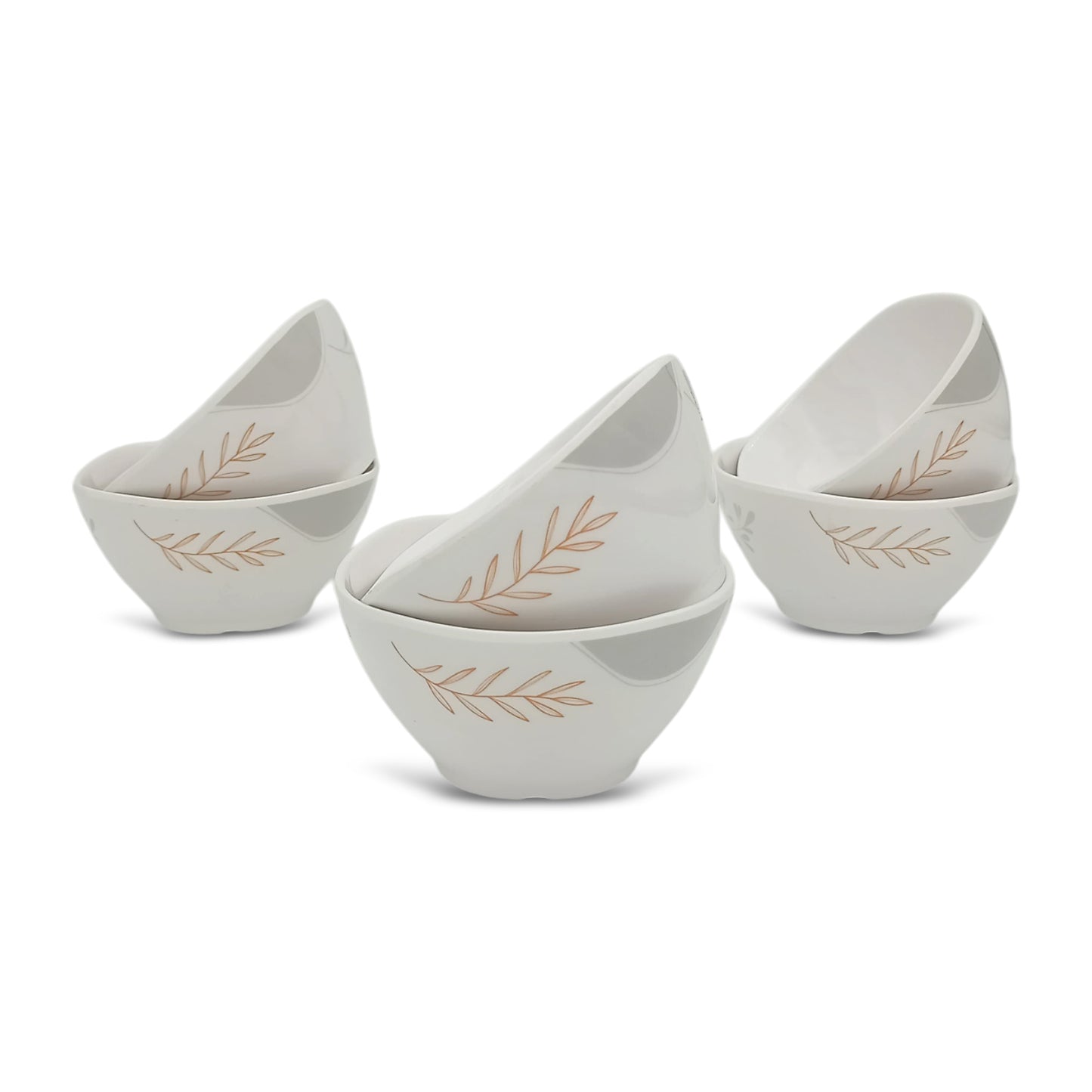 SUPERWARE | Pure Melamine | Bowl Set - Meli 4" | 6 Nos.| Stain Free, Glazed Finish