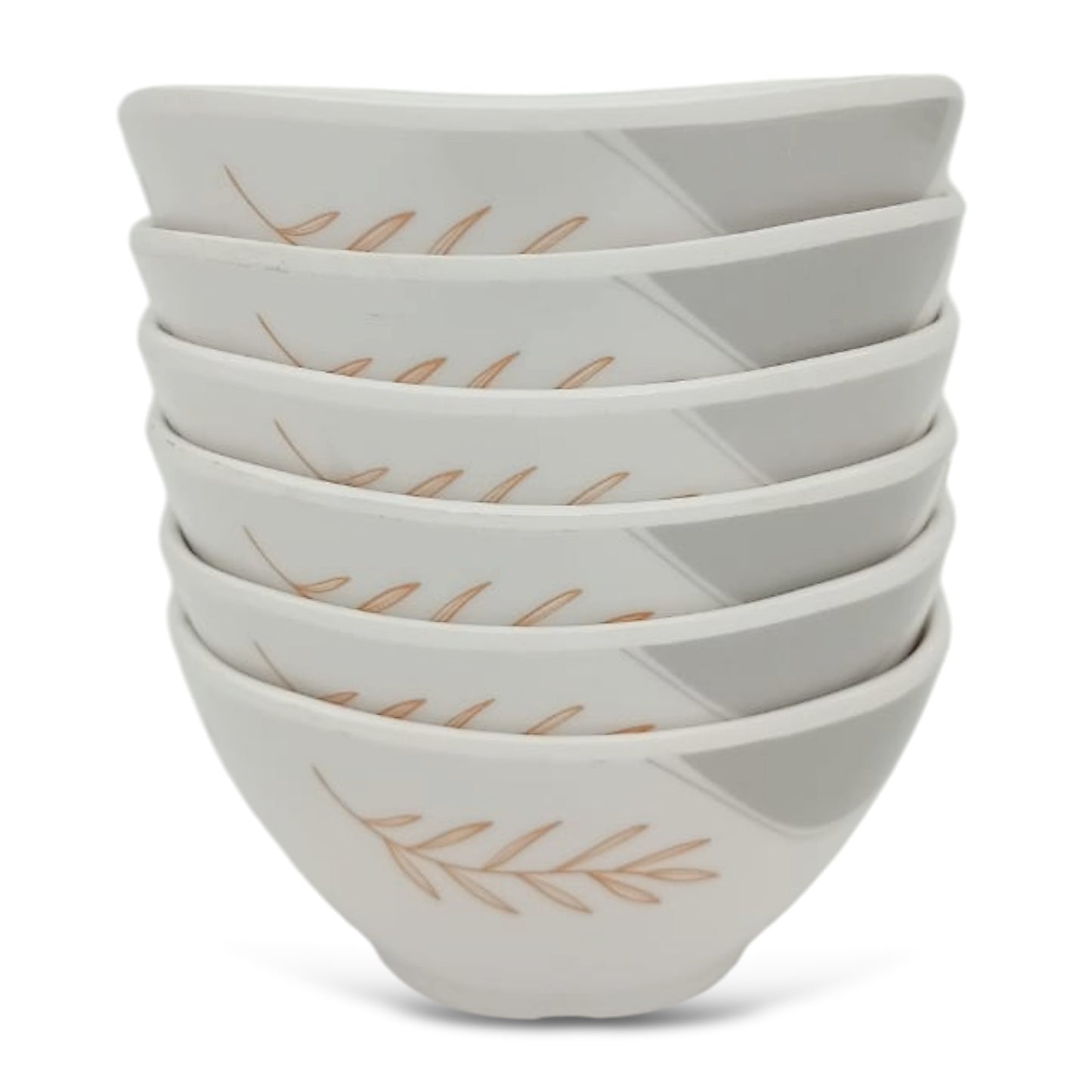 SUPERWARE | Pure Melamine | Bowl Set - Meli 4" | 6 Nos.| Stain Free, Glazed Finish