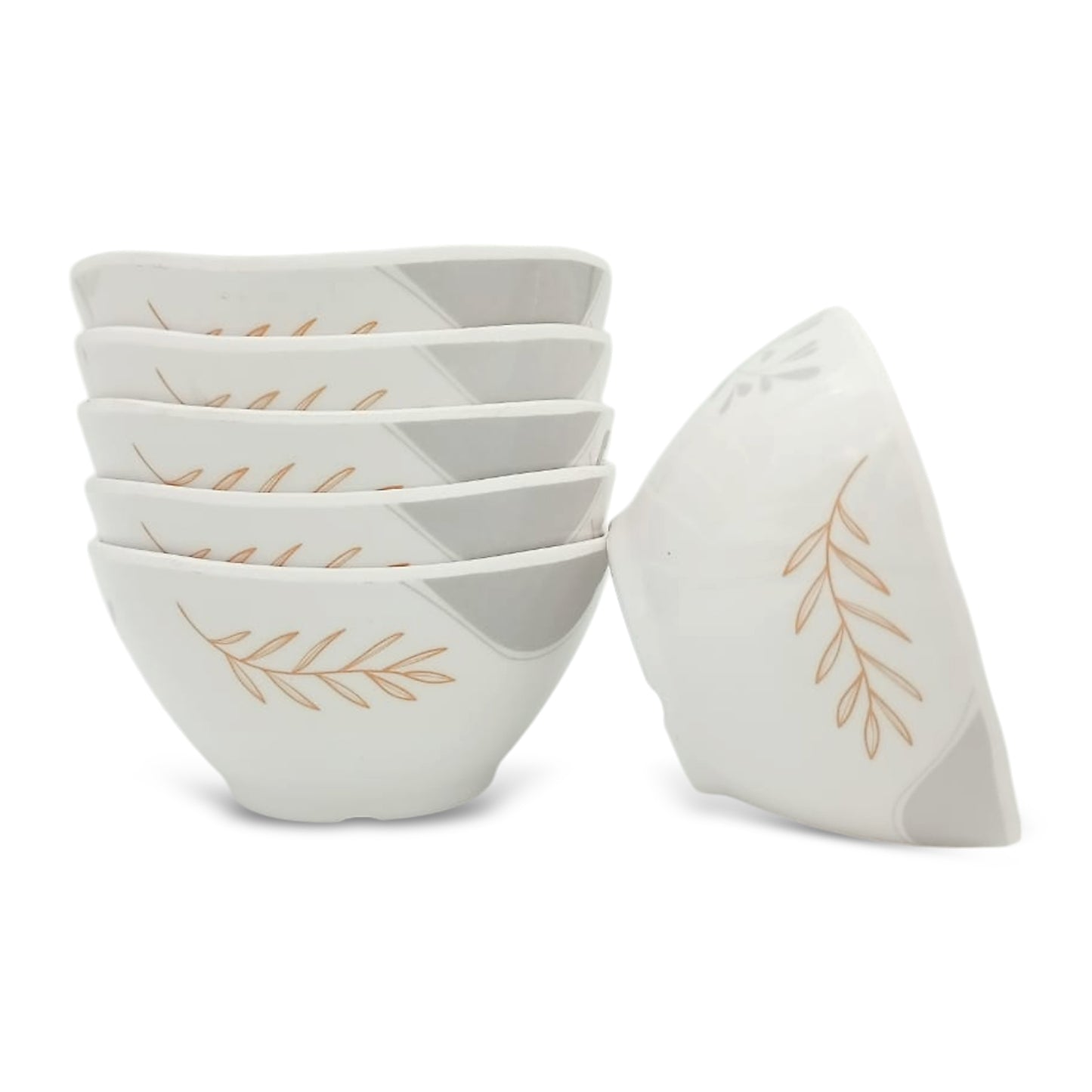 SUPERWARE | Pure Melamine | Bowl Set - Meli 4" | 6 Nos.| Stain Free, Glazed Finish