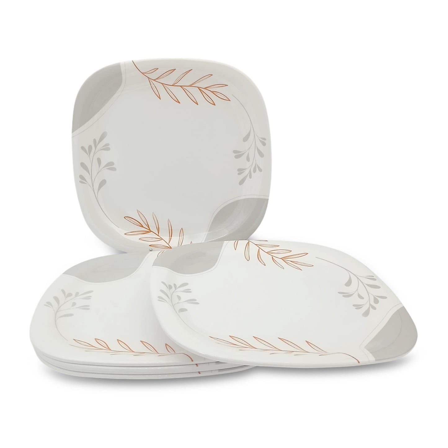 SUPERWARE | Pure melamine | Small Plate Set - Meli (7.5") | 6 Nos. | Stain Free, Glazed Finish