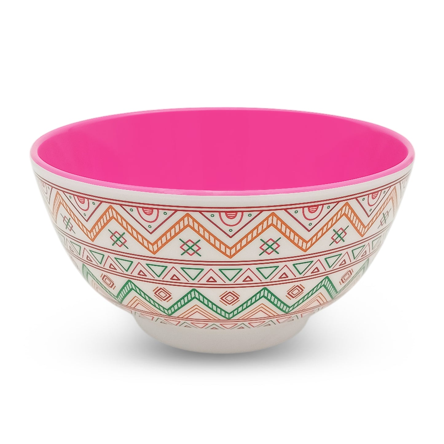 SUPERWARE | Pure Melamine | Snack Bowl Set - Two Tone MONTE-PINK | Set of 3 Pcs. | Stain Free, Glazed Finish