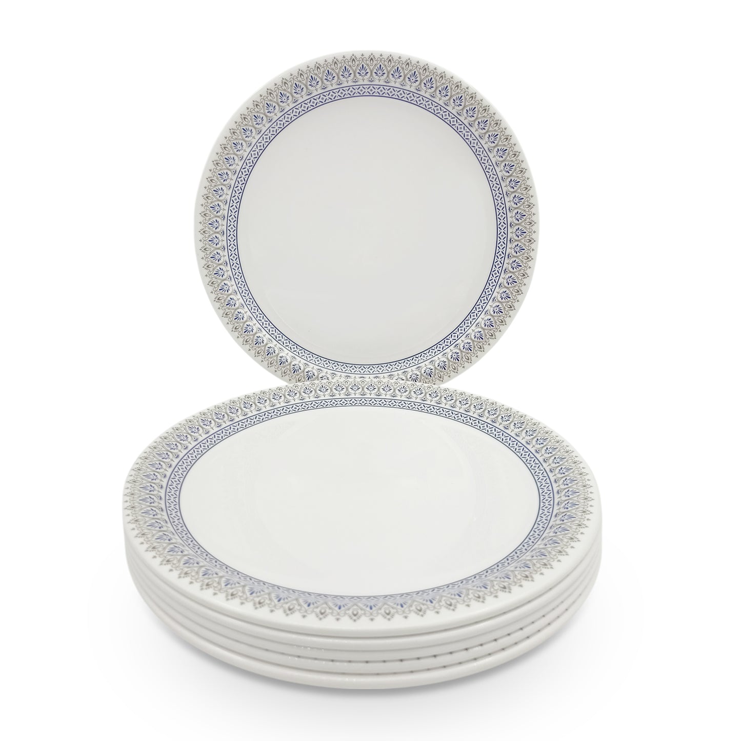 SUPERWARE | Pure Melamine | Small Plate Set – Neo (7.5") | 6 Nos. | Stain Free, Glazed Finish