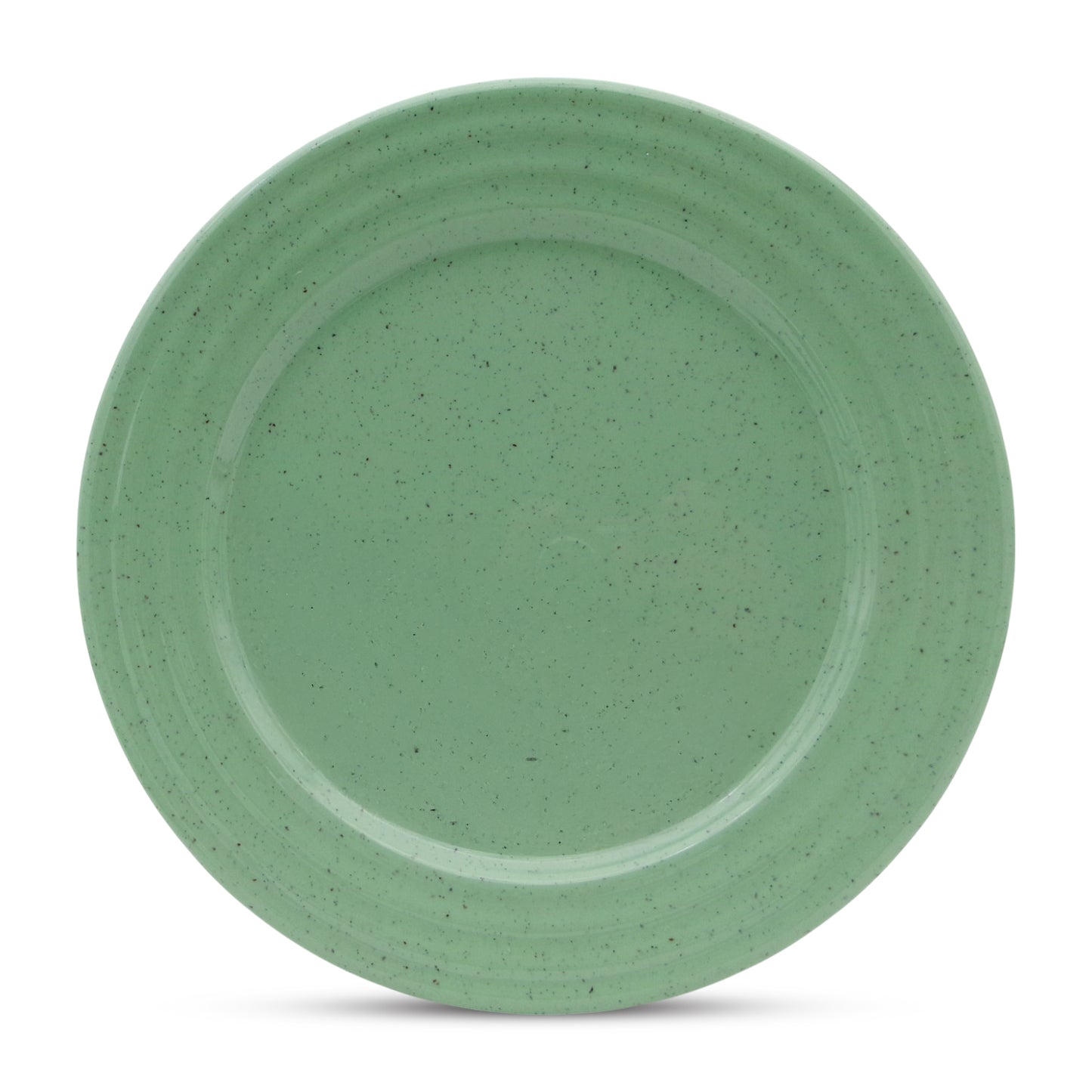 SUPERWARE | Pure Melamine | Classic Plus Dinner Plate Set - Green Sand (11.0") | 6 Nos. | Stain Free, Glazed Finish