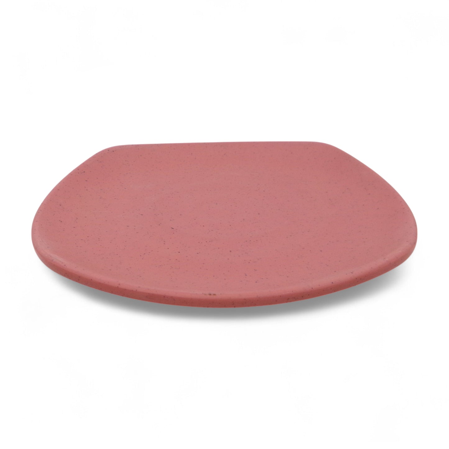 SUPERWARE | Pure Melamine | Square Small Plate Set - Pink Sand (7.5") | 6 Nos. | Stain Free, Glazed Finish