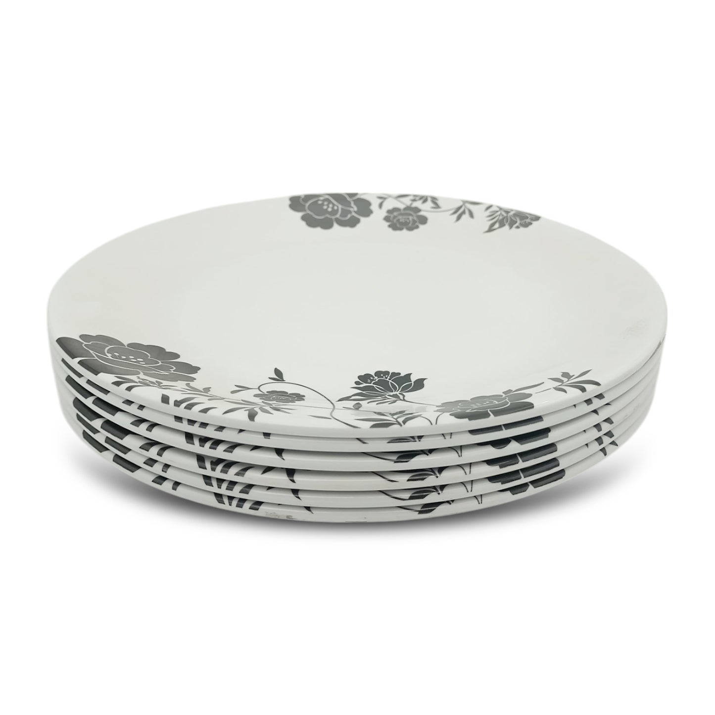 SUPERWARE | Pure Melamine | Small Plate Set - Dark Rose (7.25") | 6 Nos. | Stain Free, Glazed Finish