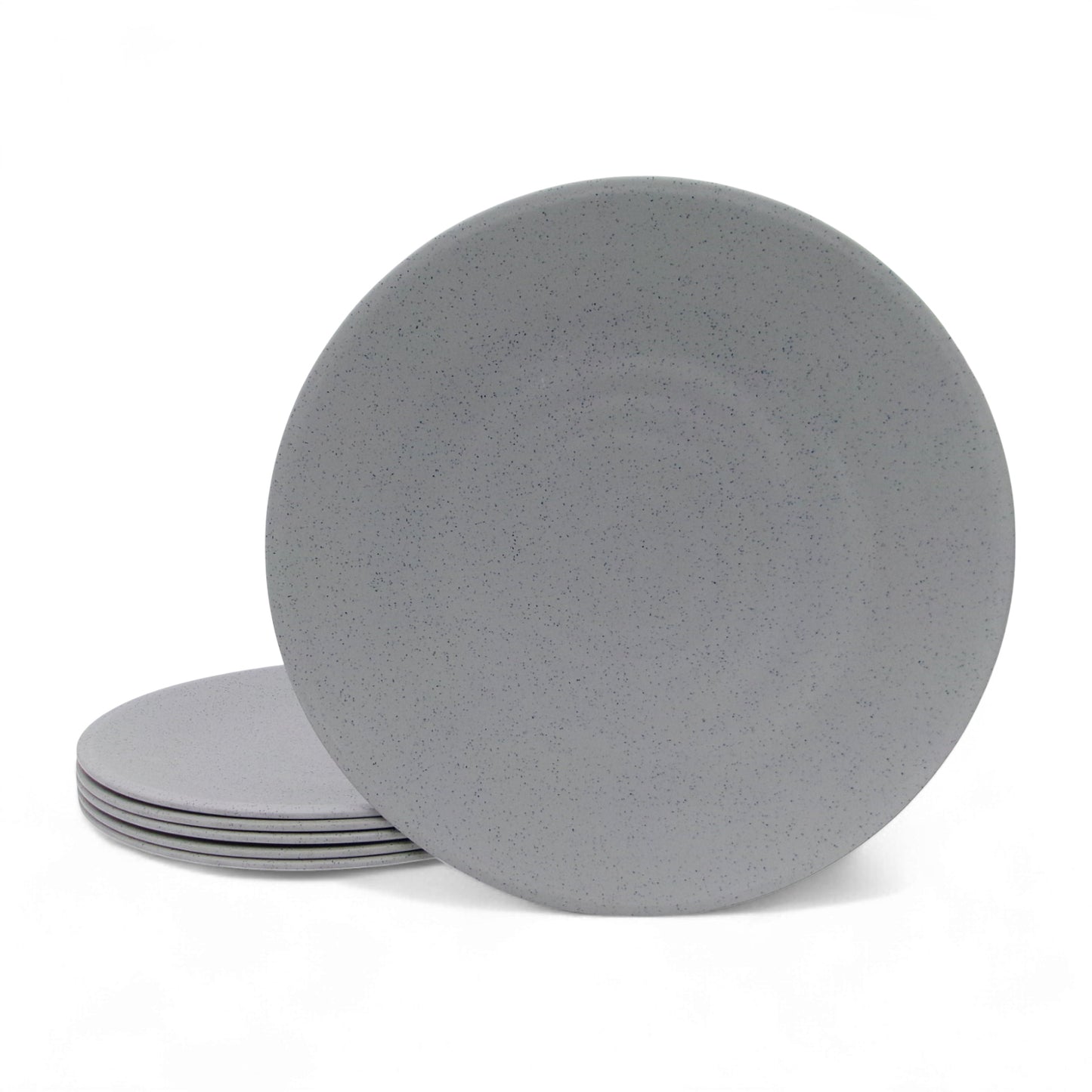 SUPERWARE | Pure Melamine | Round Small Plate Set - Jasper (7.5") | 6 Nos. | Stain Free, Glazed Finish