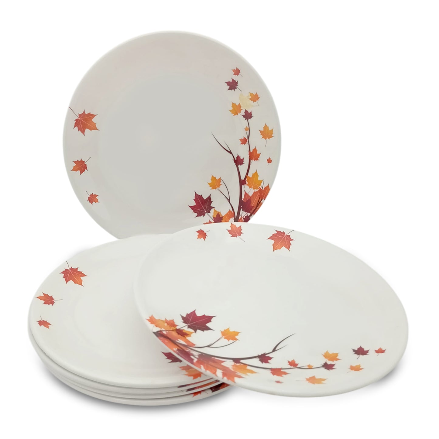 SUPERWARE | Pure Melamine | Small Plate Set - Maple (7.25") | 6 Nos. | Stain Free, Glazed Finish
