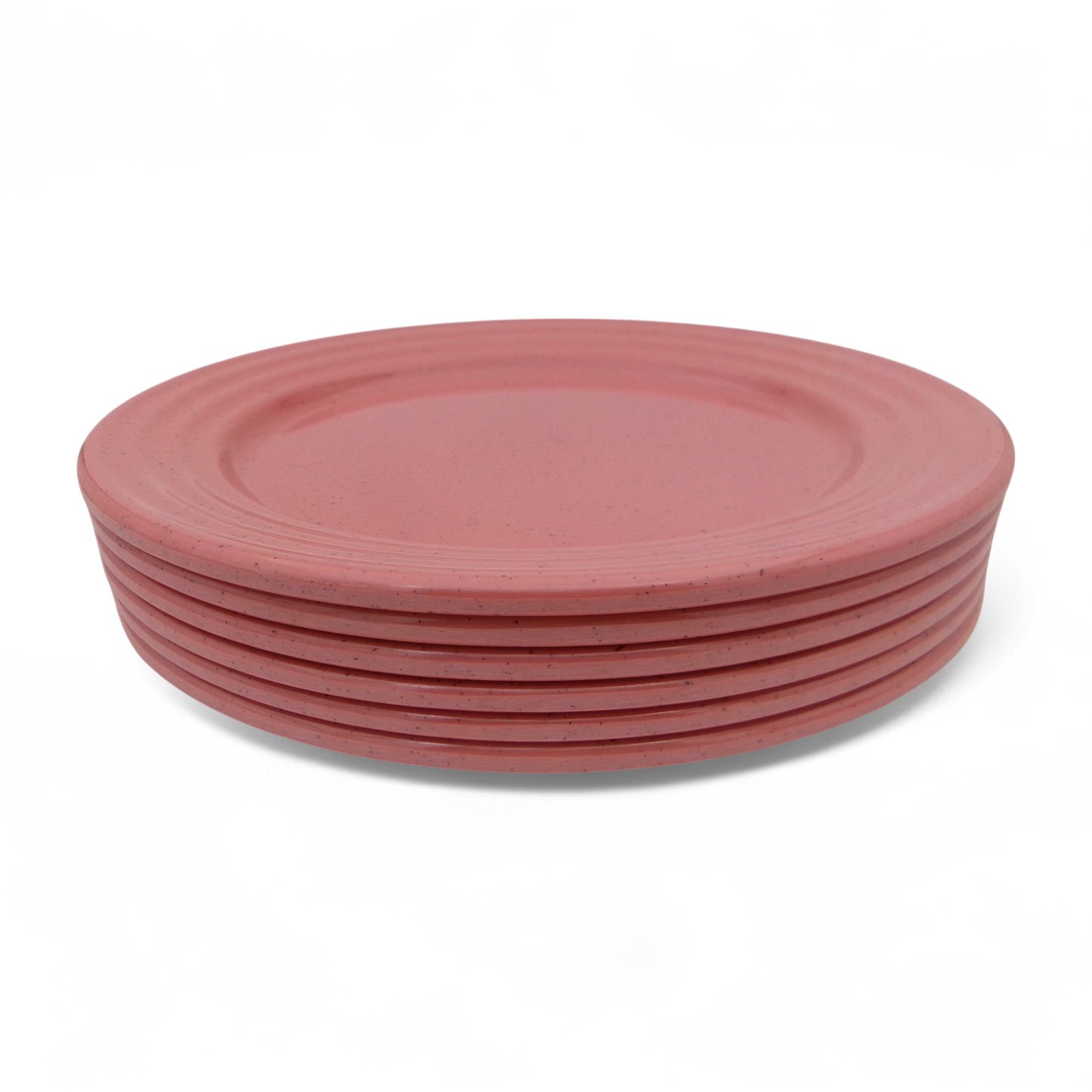 SUPERWARE | Pure Melamine | Classic Plus Dinner Plate Set - Pink Sand (11.0") | 6 Nos. | Stain Free, Glazed Finish