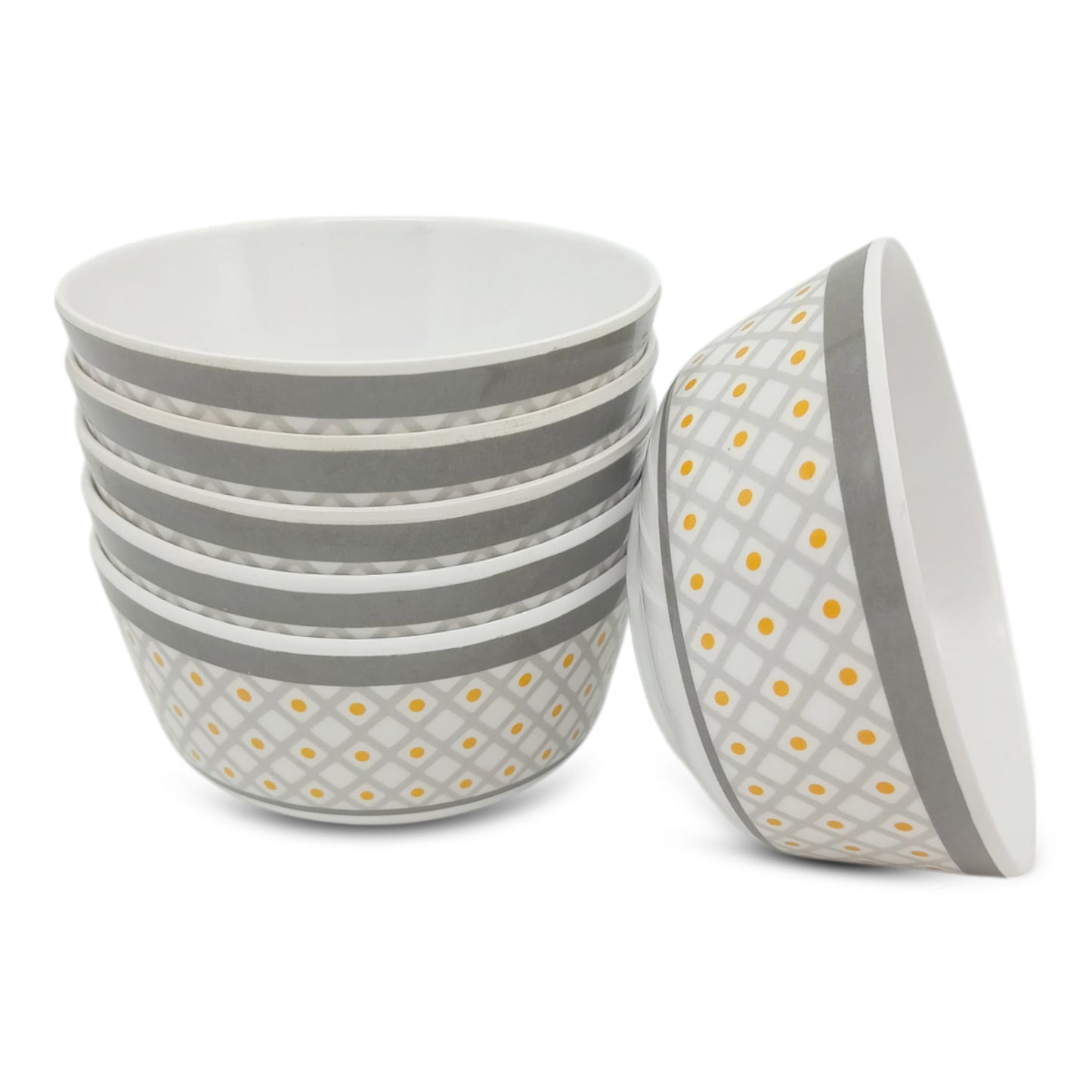 SUPERWARE | Pure Melamine | Bowl Set - Pozzi 4" | 6 Nos. | Stain Free, Glazed Finish