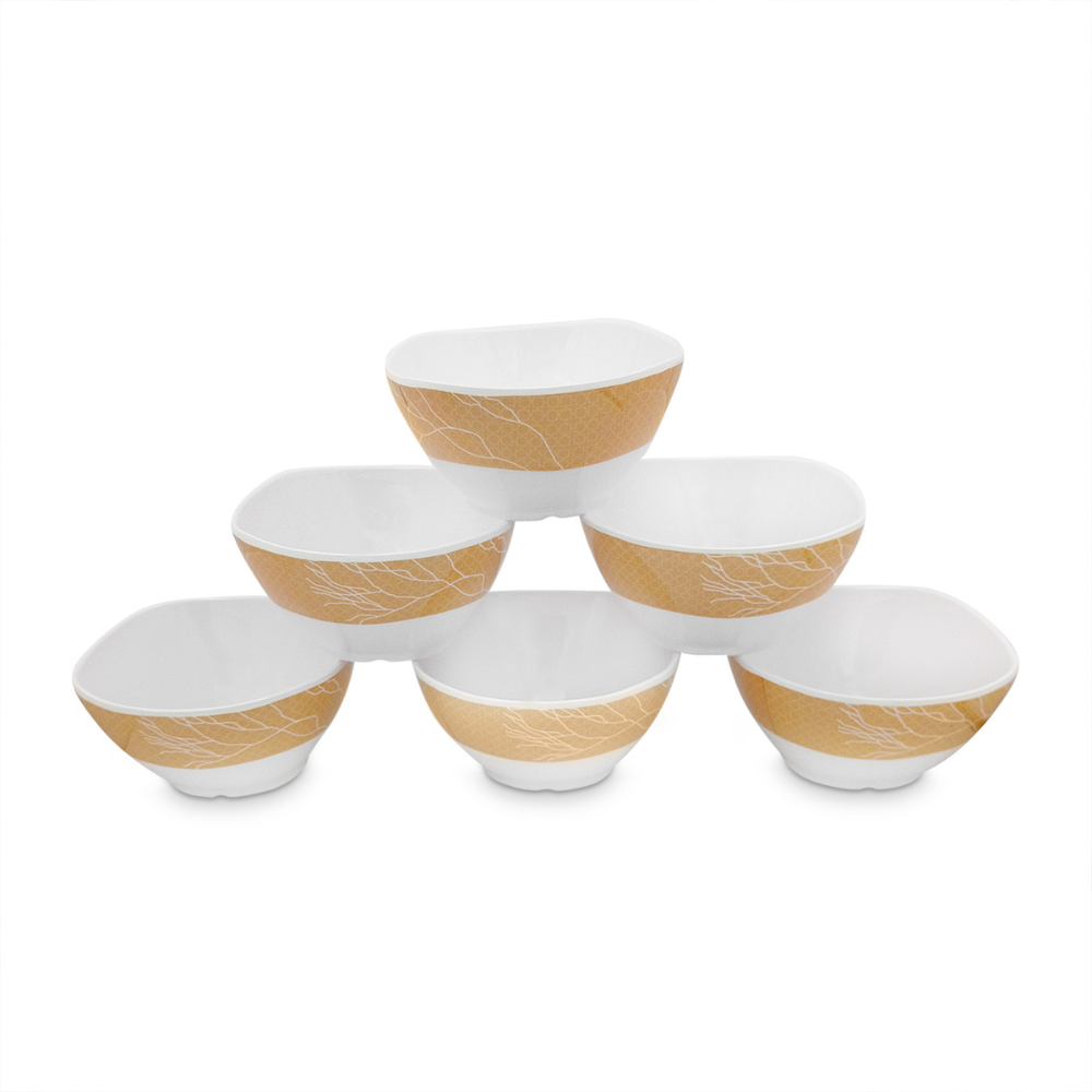 SUPERWARE, Bowl Set - GOLDEN BRANCH | 6 Nos.