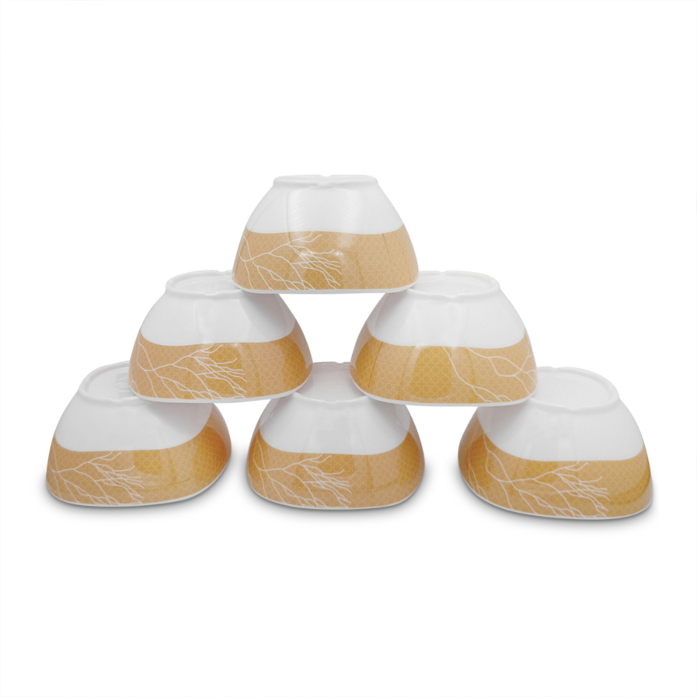 SUPERWARE, Bowl Set - GOLDEN BRANCH | 6 Nos.