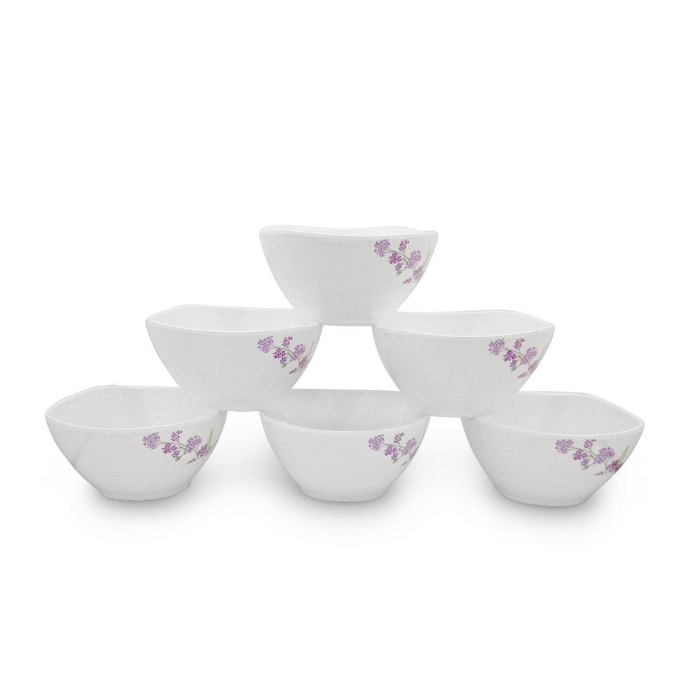 SUPERWARE, Bowl Set - LILAC FLOWER | 6 Nos.