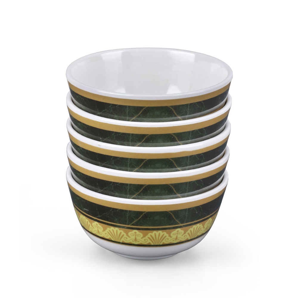 SUPERWARE | Pure Melamine | Katori Set - MAJESTIC (3.5")| 6 Nos.| Stain Free, Glazed Finish