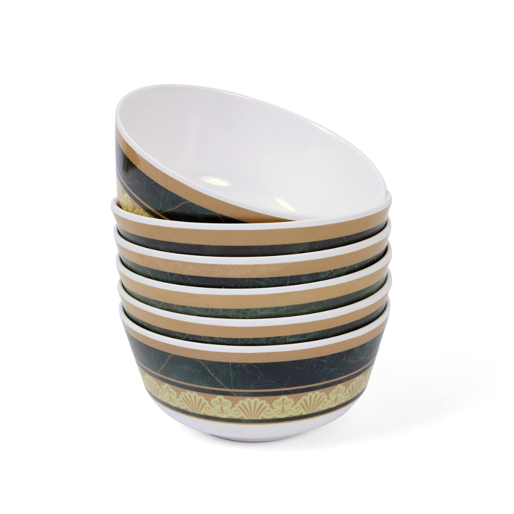 SUPERWARE | Pure Melamine | Katori Set - MAJESTIC (3.5")| 6 Nos.| Stain Free, Glazed Finish