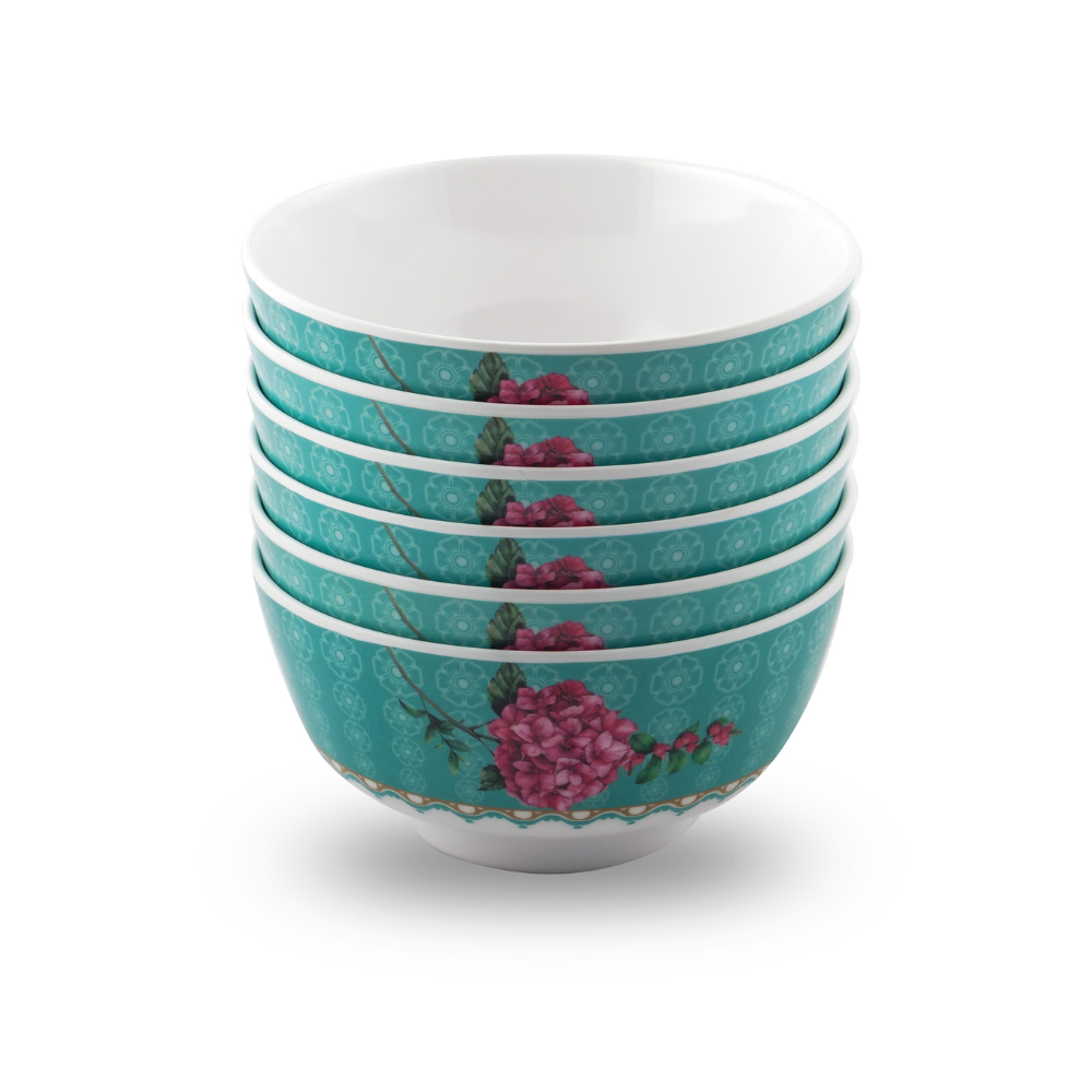 SUPERWARE | Pure Melamine | Bowl Set - Olender 4" | 6 Nos. | Stain Free, Glazed Finish
