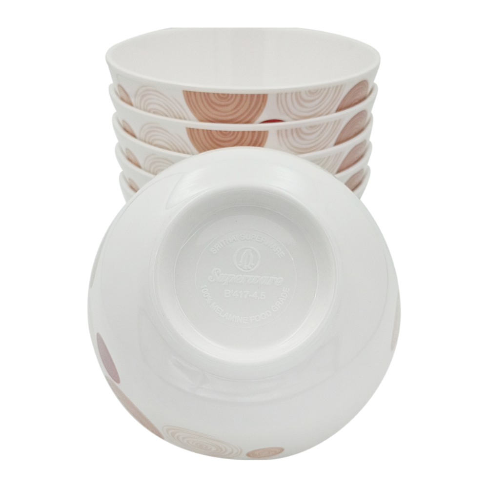SUPERWARE, Bowl Set - SPIRAL | 6 Nos.