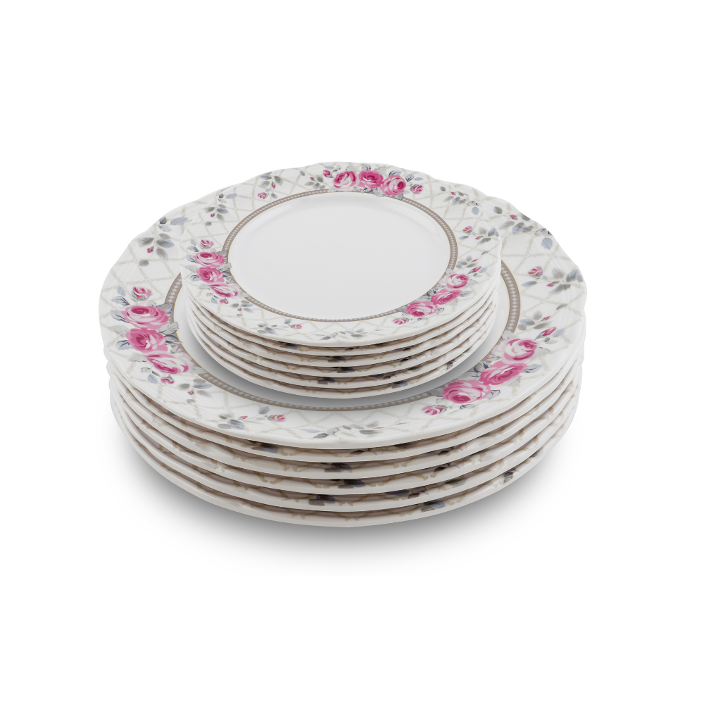 SUPERWARE, Dinner Set - GARDENIA VICTORIAN  Set Of 38 Pcs.