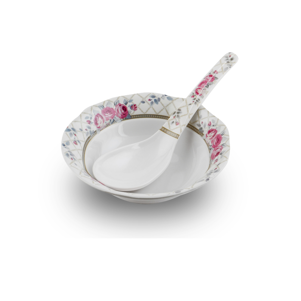 SUPERWARE, Dinner Set - GARDENIA VICTORIAN  Set Of 38 Pcs.
