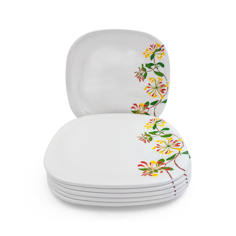 SUPERWARE, Plate Set - BOTANIC FLOWER | 6 Nos.