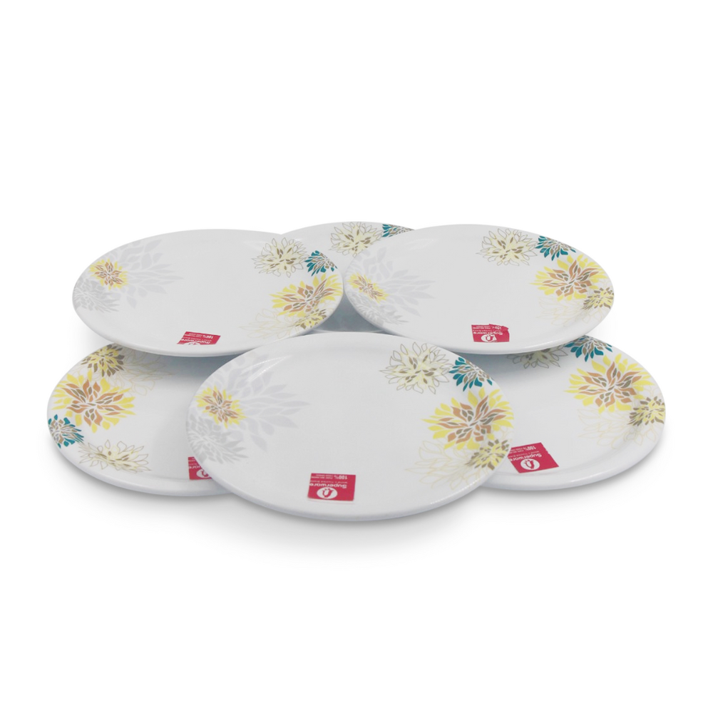 SUPERWARE, Plate Set - ETHENIC FLOWER | 6 Nos.