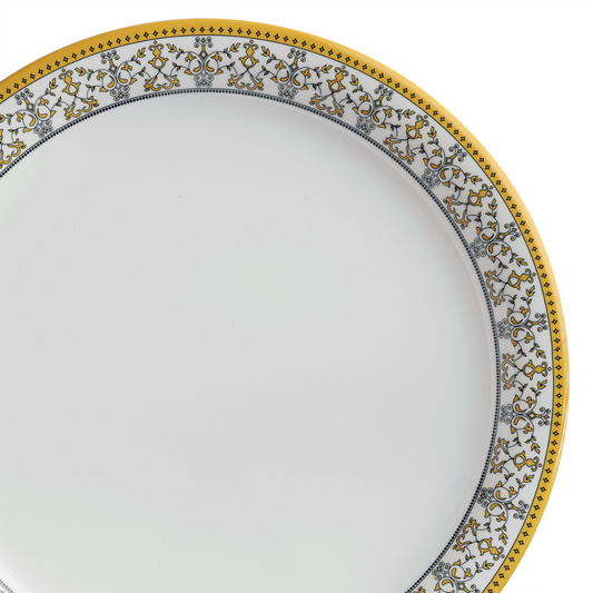 SUPERWARE | Pure Melamine | Dinner Plate Set – ForgetMeNot (11.0") | 6 Nos. | Stain Free, Glazed Finish