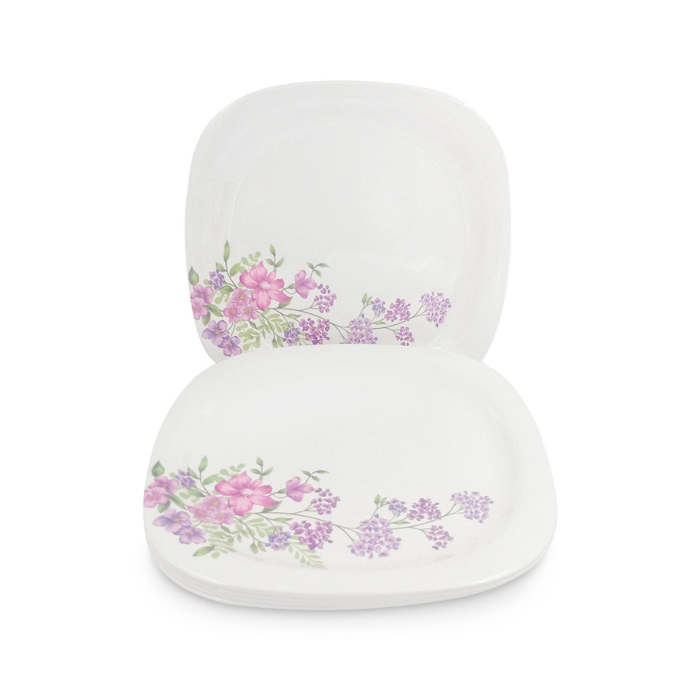 SUPERWARE, Plate Set - LILAC FLOWER | 6 Nos.