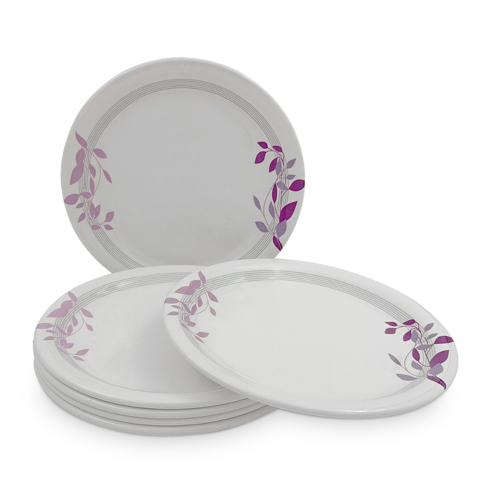 SUPERWARE, Plate Set - PURPLE PETAL | 6 Nos.