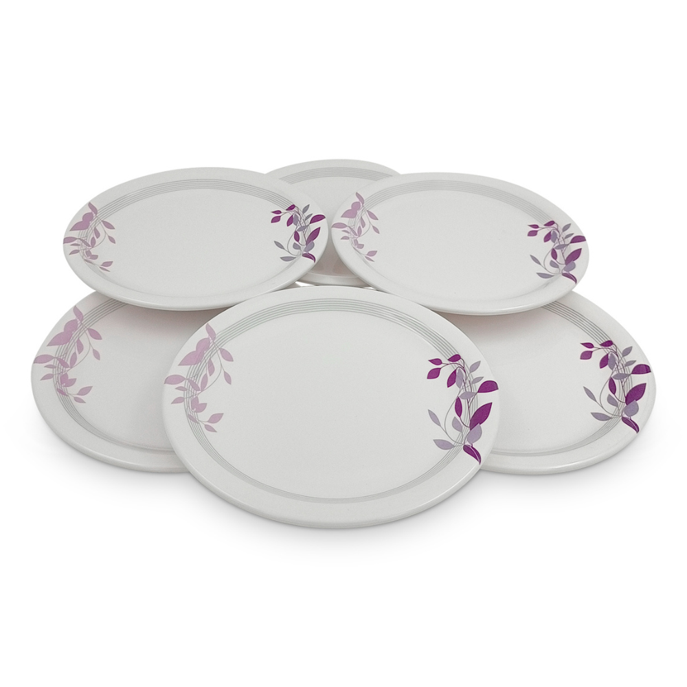 SUPERWARE, Plate Set - PURPLE PETAL | 6 Nos.