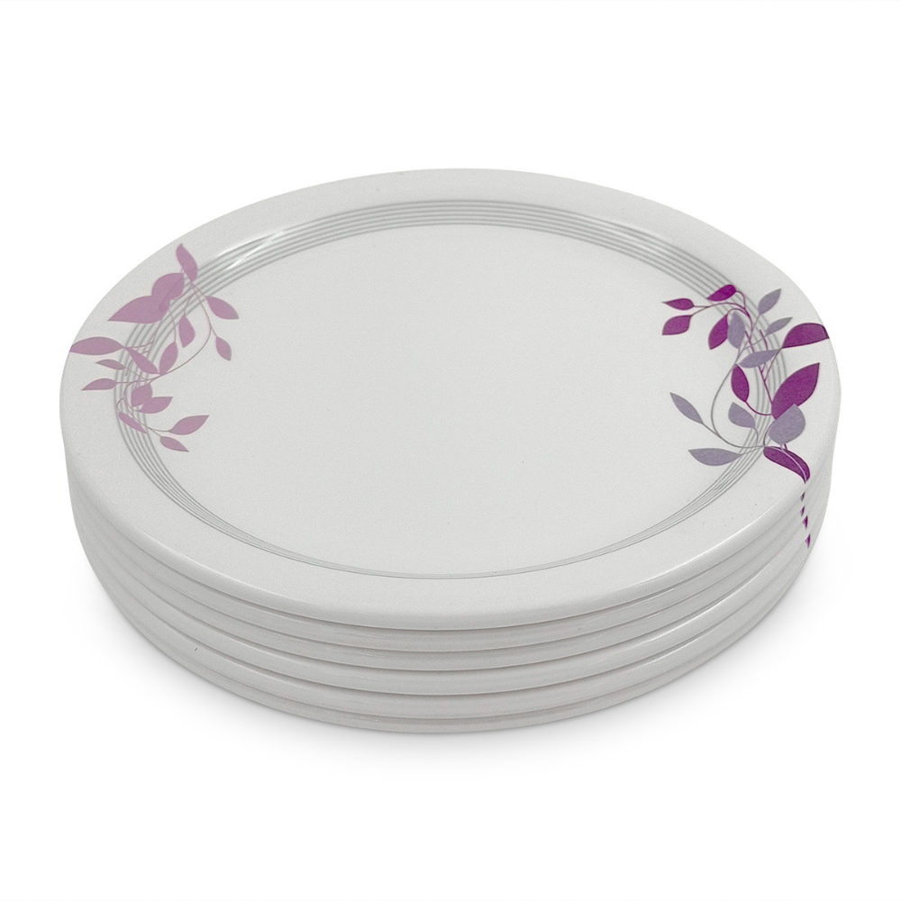 SUPERWARE, Plate Set - PURPLE PETAL | 6 Nos.