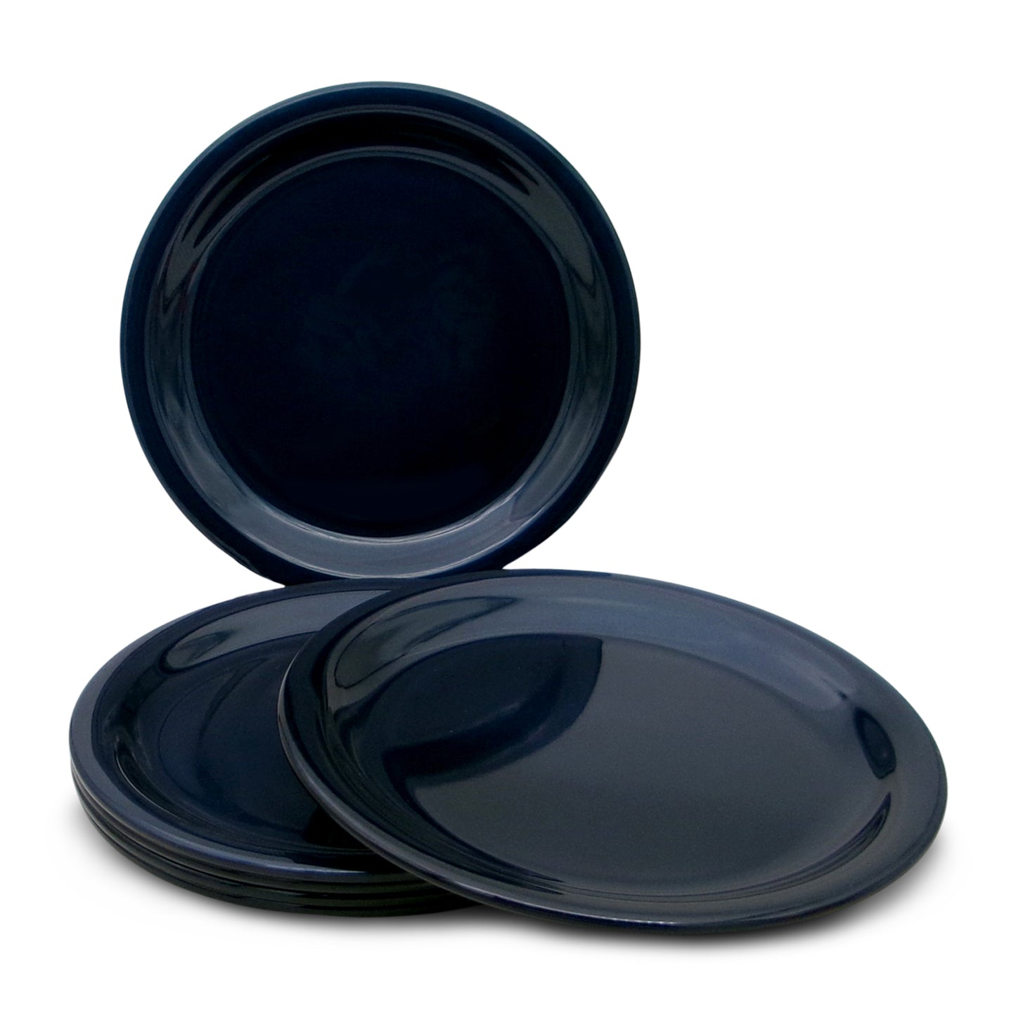 SUPERWARE | Pure Melamine | Buffet Plate Set – Sapphire (12.5”) | 6 Nos. | Stain Free, Glazed Finish