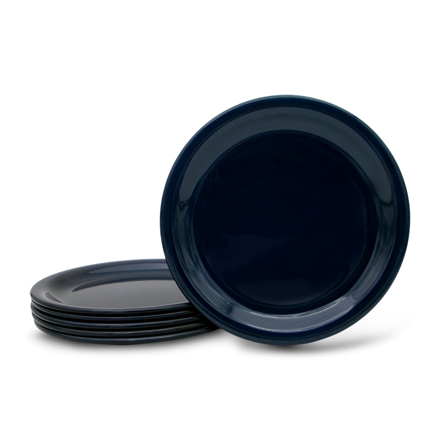 SUPERWARE | Pure Melamine | Buffet Plate Set – Sapphire (12.5”) | 6 Nos. | Stain Free, Glazed Finish