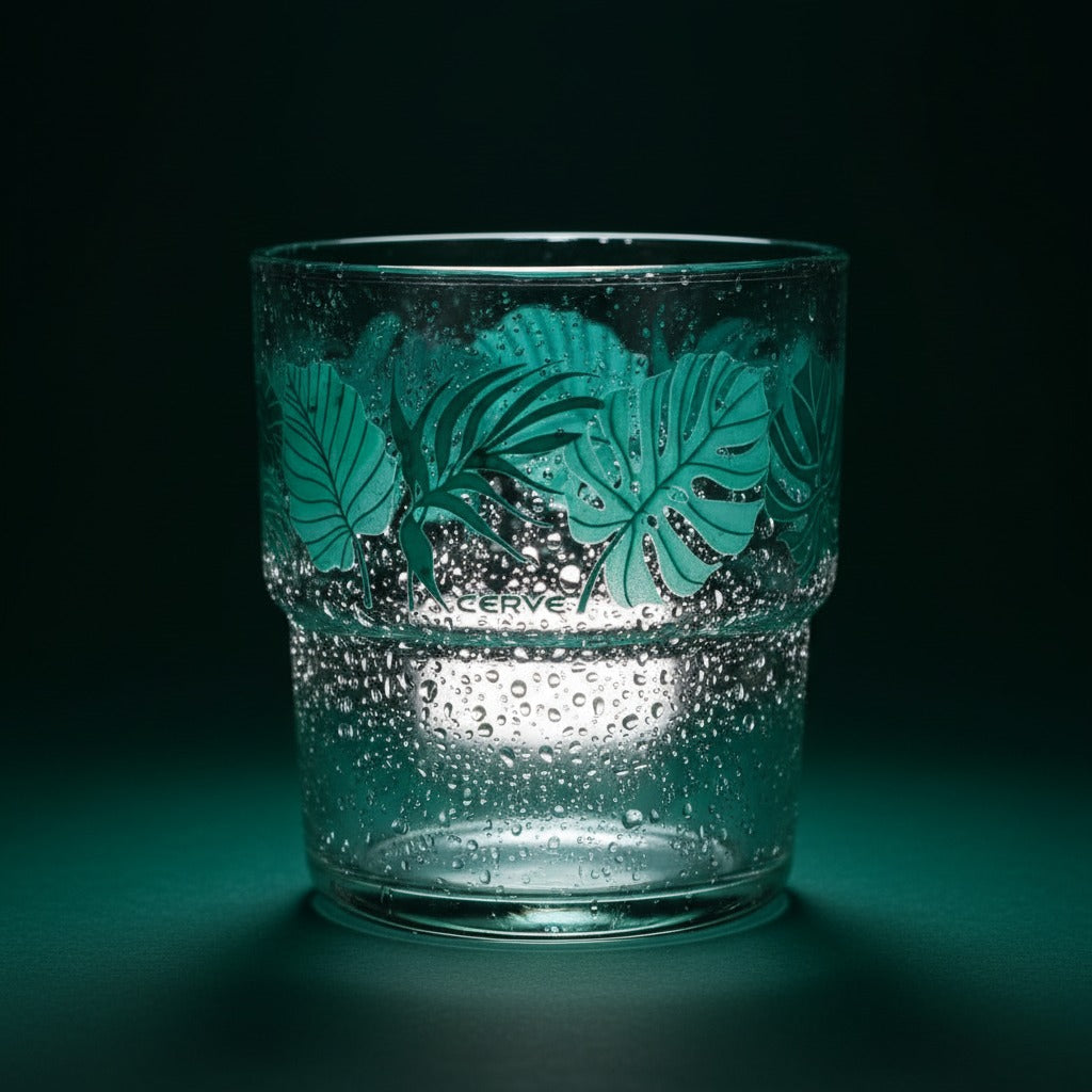 CERVE | Italy | Crystal Clear High Brilliance Lead Free Glass | Tumbler | GREENWOOD | 3 Nos.