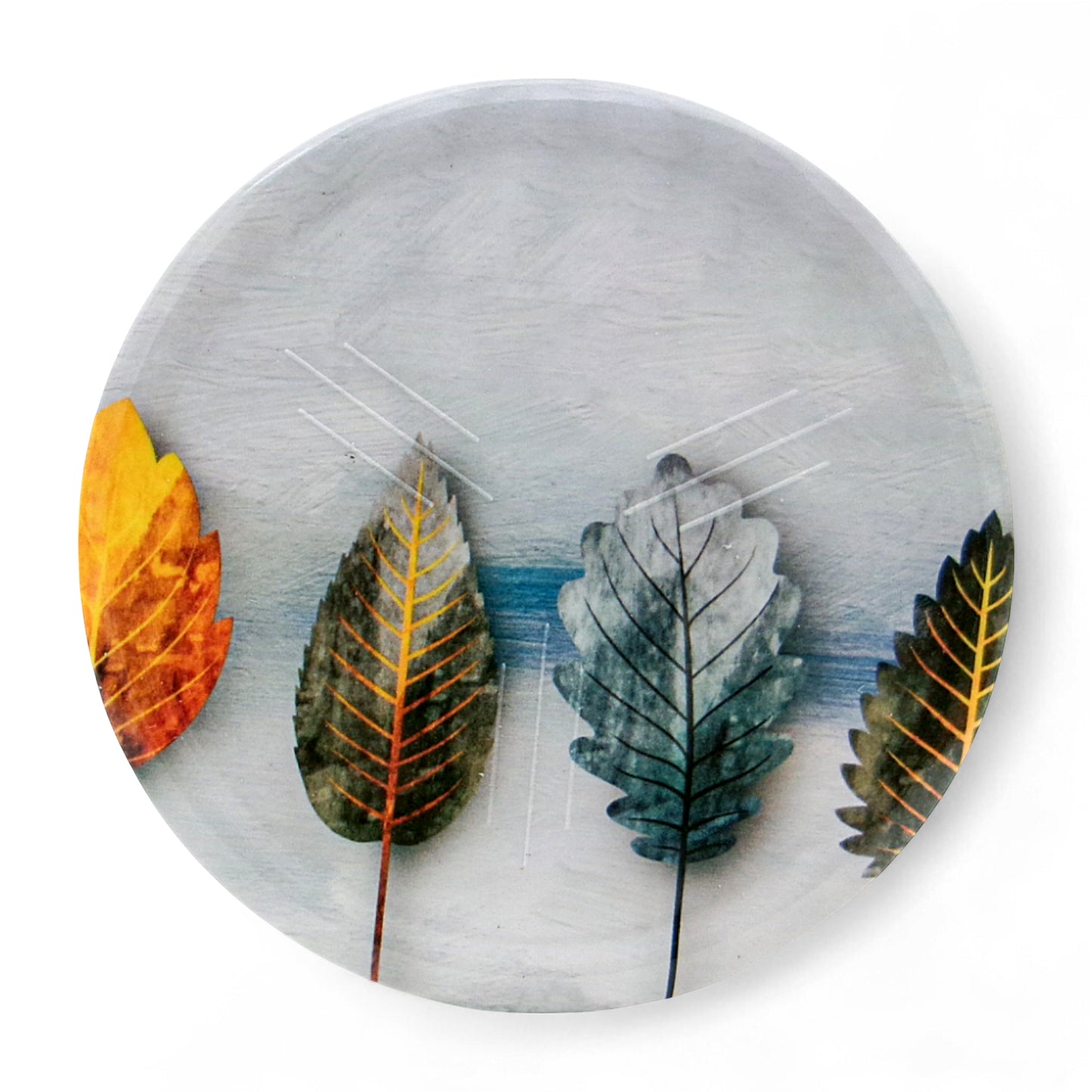 SUPERWARE | Pure Melamine | Coasters - Autumn | Set Of 8 Pcs | Stain Free, Glazed Finish