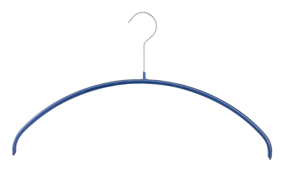 MAWA | Made in Germany | Metal Hanger Set | Top Hanger | Economic 40/P | Non-Slip Coating | 360° Rotatable Swivel Hook | Space Saver | 10 Pieces