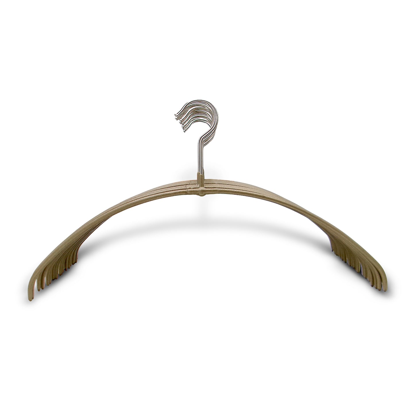 MAWA | Made in Germany | Metal Hanger Set | Top Hanger | Economic light 40/PT | Non-Slip Coating | 360° Rotatable Swivel Hook | Space Saver | 10 Pieces