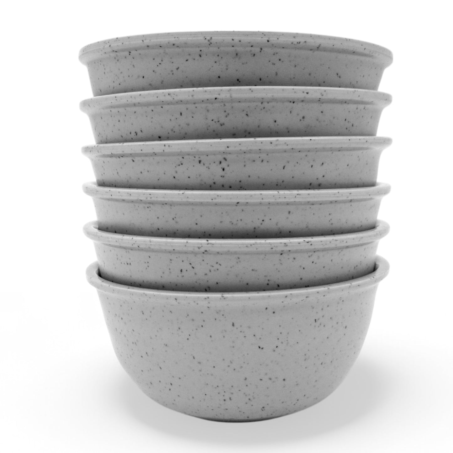 SUPERWARE | Pure Melamine | Round Soup Bowl Set - Jasper (4.5") | 6 Nos. | Stain Free, Glazed Finish
