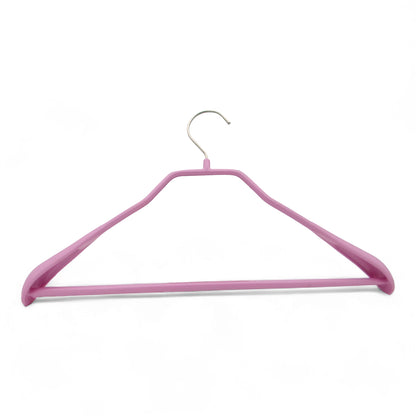 MAWA | Made in Germany | Metal Hanger Set | Coat Hanger | Bodyform 42/LS | Non-Slip Coating | 360° Rotatable Swivel Hook | Widened Shoulder Support | 5 Pieces