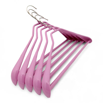 MAWA | Made in Germany | Metal Hanger Set | Coat Hanger | Bodyform 42/LS | Non-Slip Coating | 360° Rotatable Swivel Hook | Widened Shoulder Support | 5 Pieces