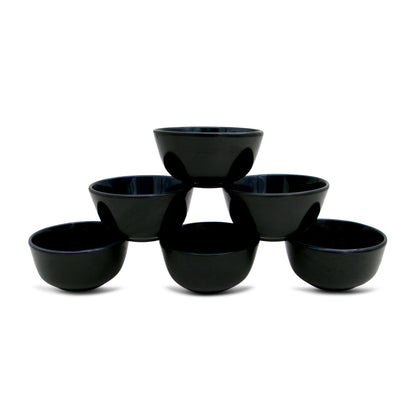 SUPERWARE | Pure Melamine | Katori Set - Sapphire (3.5") | 6 Nos. | Stain Free, Glazed Finish