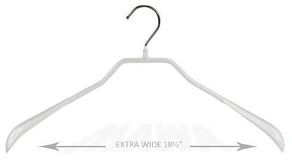 MAWA | Made in Germany | Metal Hanger Set | Jacket Hanger | Bodyform 42/L | Non-Slip Coating | 360° Rotatable Swivel Hook | Widened Shoulder Support | 5 Pieces
