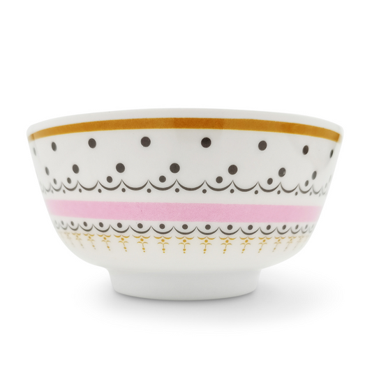 SUPERWARE | Pure Melamine | Bowl Set - Diamond 4" | 6 Nos.| Stain Free, Glazed Finish